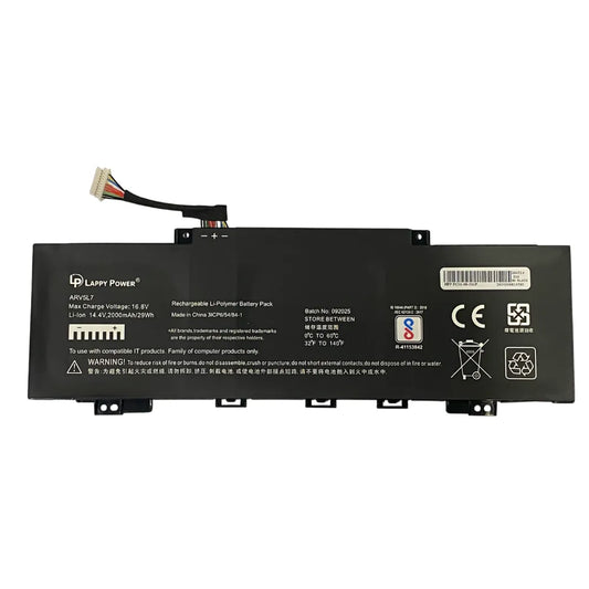 LappyPower Compatible Battery for HP PC03, PC03XL - HP Pavilion Aero 13-BE, Pavilion x360 Convertible 14-DY, Pavilion x360 15-ER Series Laptops (3400mAh, 3-Cell)
