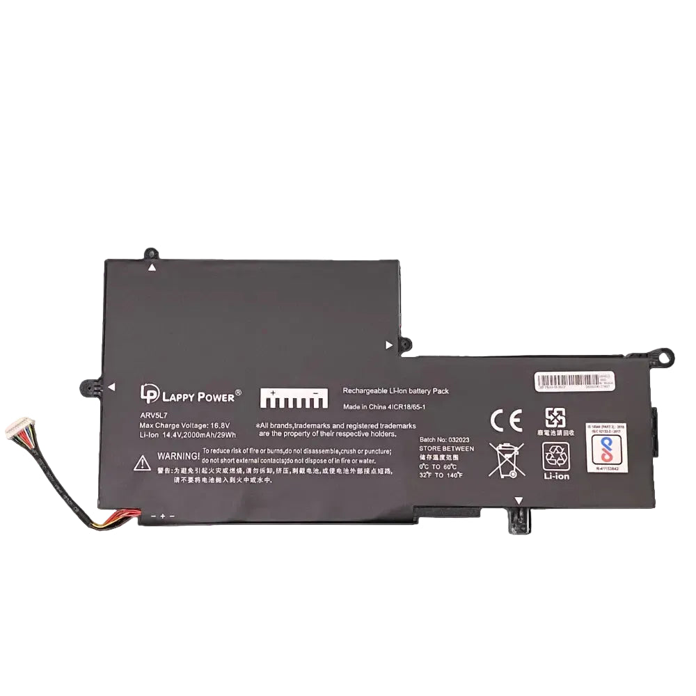 LappyPower Compatible Battery for HP PK03XL - HP Spectre Pro X360 G1, X360 G2 Laptops (4800mAh, 3-Cell)