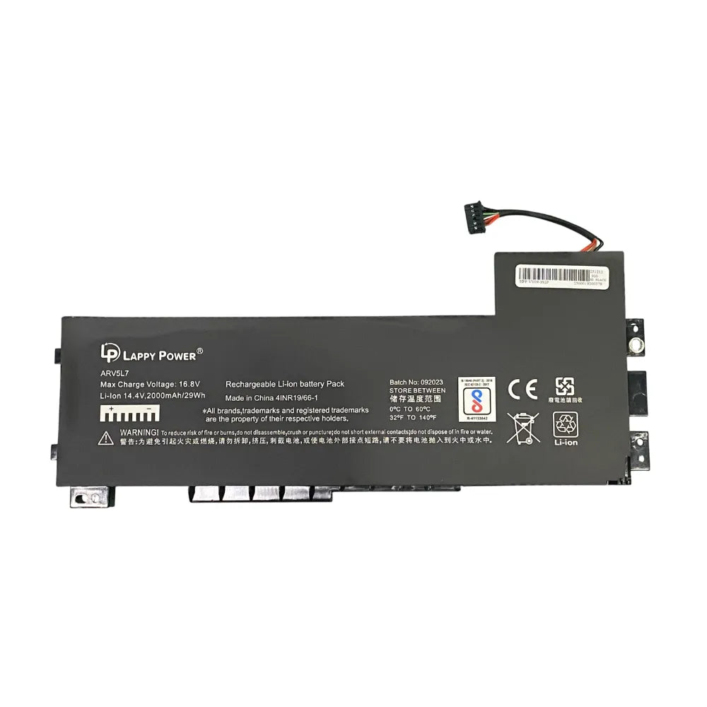 LappyPower Compatible Battery for HP VV09XL - HP ZBook 15 G3, ZBook 15 G4 Laptops (4600mAh, 6-Cell)