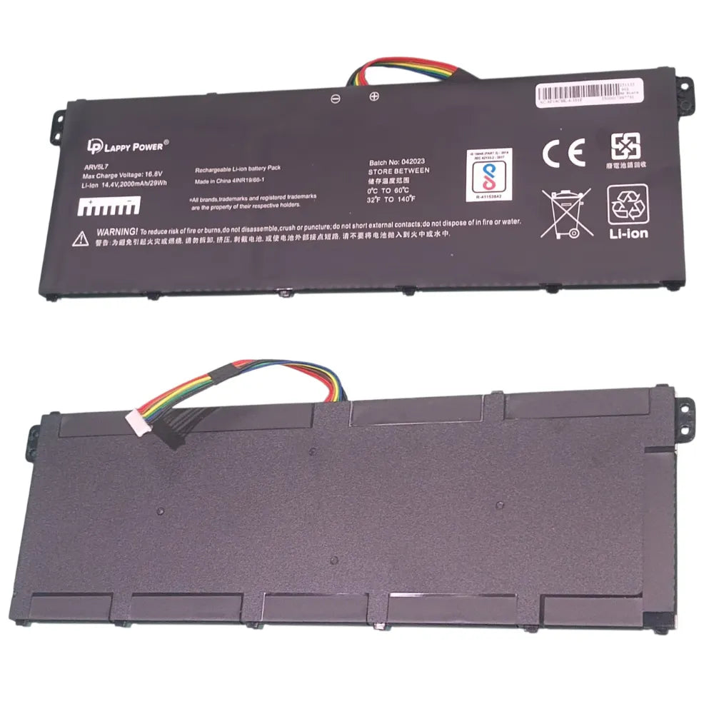 LappyPower Compatible Battery for Acer AP18C8K – Swift 3 SF314-57-77MU, 3 SF314-57G-57HM, Chromebook 314 C933-C7GM Laptops (4000mAh, 3-Cell)