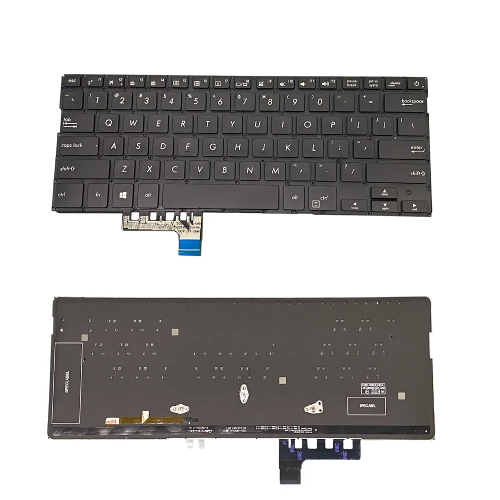 LappyPower Laptop Keyboard for Asus ZenBook UX333 U3300F U3600F Black with Backlit