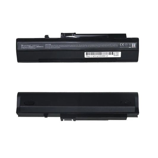 LappyPower Compatible Battery for Acer Aspire One Series / ZG5 Black - Aspire One 571, LT1001J, LT2000 Laptops (4400mAh, 6-Cell)