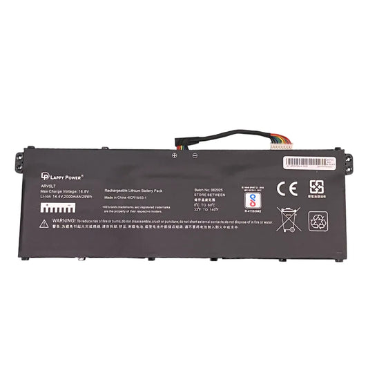 LappyPower Compatible Battery for Acer AP20CBL – Acer Swift 3 SF314-43 SF314-511 5 A515-45 A515-46 A515-56T A515-56G 7 A715-43G AV15-51 Laptops (4000mAh, 3-Cell)