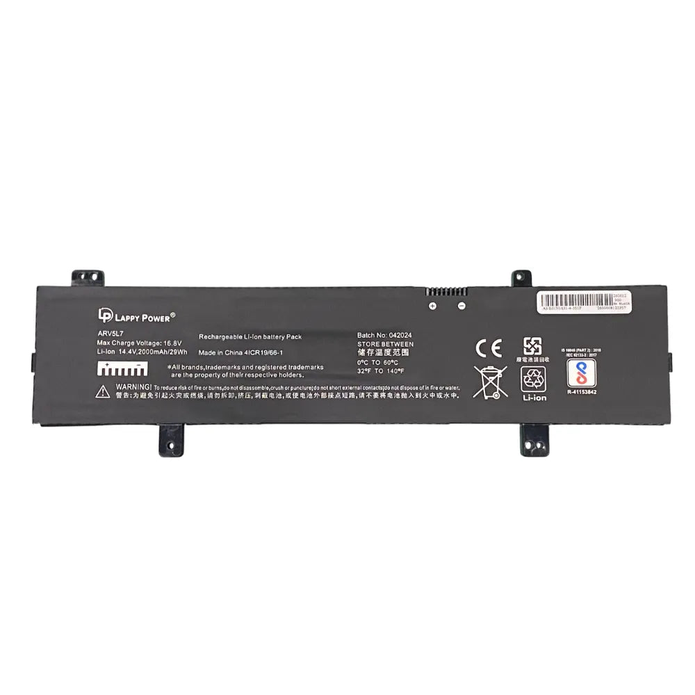 LappyPower Compatible Battery for ASUS B31N1631, X505Z - Asus VivoBook S505BA, F505ZA, A505BP Laptops (3600mAh, 3-Cell)