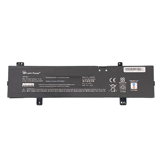 LappyPower Compatible Battery for ASUS B31N1631, X505Z - Asus VivoBook S505BA, F505ZA, A505BP Laptops (3600mAh, 3-Cell)