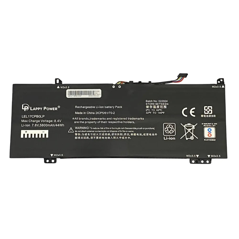 LappyPower Compatible Battery for LENOVO L17C4PB0