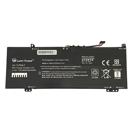 LappyPower Compatible Laptop Battery for LENOVO L17C4PB0 - Lenovo Flex 6-14IKB, IdeaPad 530S-15IKB (81EV) Laptops (5800mAh, 4-Cell)