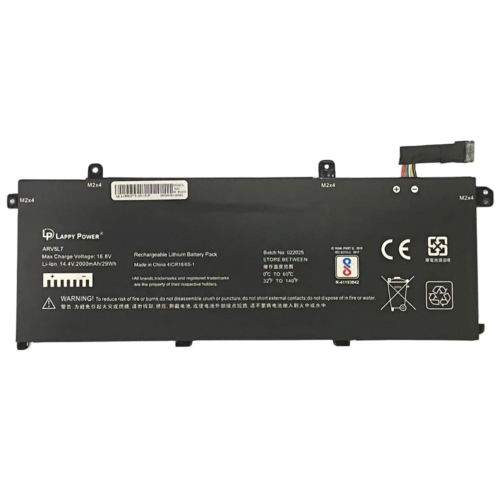 LappyPower Compatible Battery for LENOVO L18M3P73
