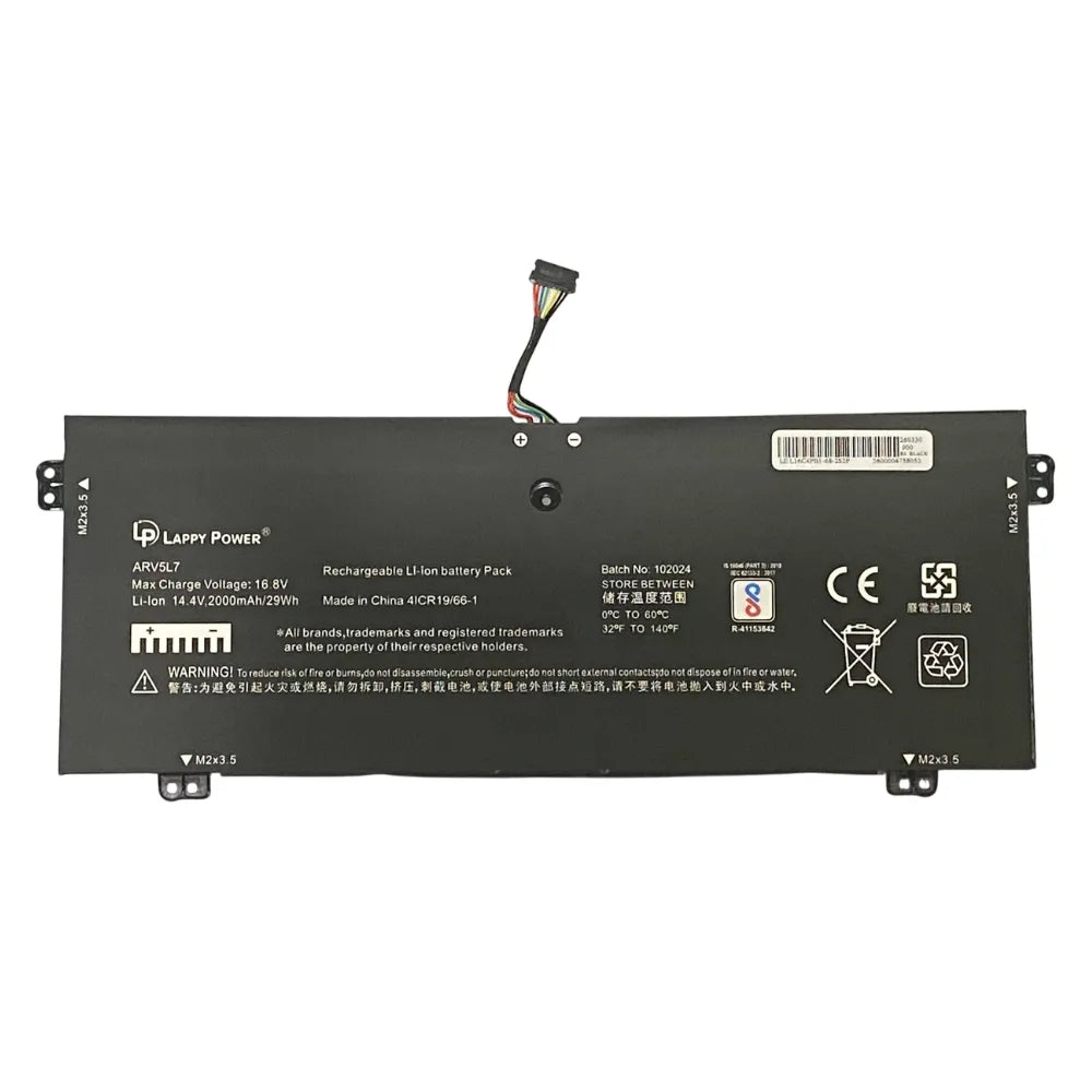 LappyPower Compatible Battery for LENOVO L16C4PB1