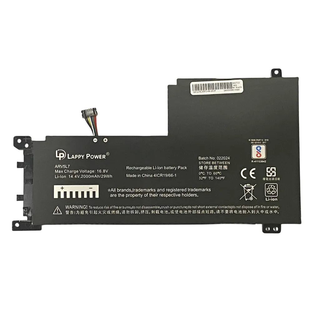 LappyPower Compatible Battery for LENOVO L19C3PF1, L19L3PF2, L19M3PF2