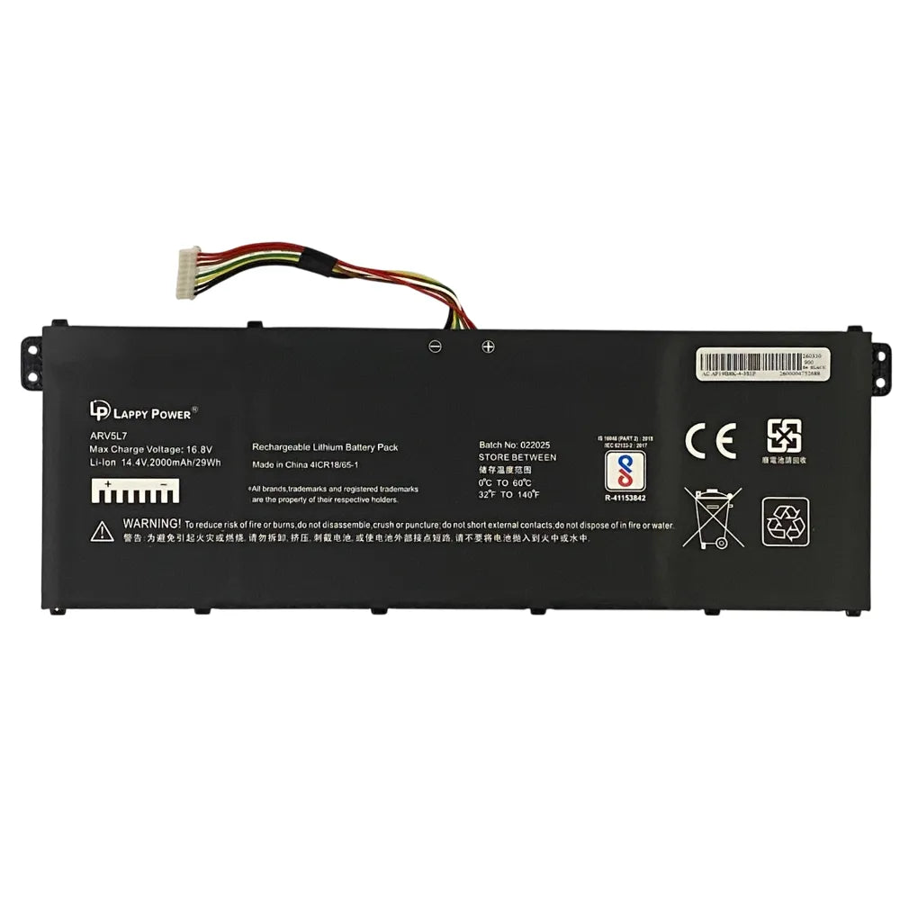 LappyPower Compatible Battery for ACER AP19B8K