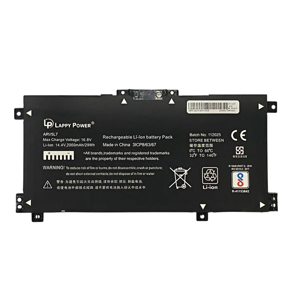 LappyPower Compatible Battery for HP LK03