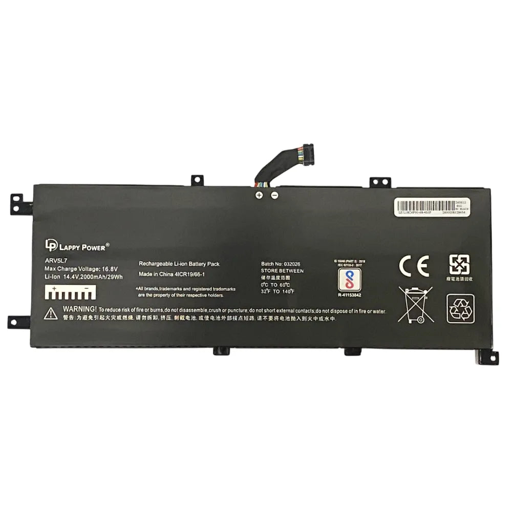LappyPower Compatible Battery for LENOVO L18C4P90