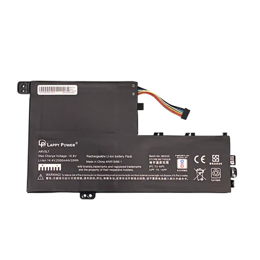 LappyPower Compatible Battery for LENOVO L15M3PB0 - Lenovo Yoga 520-14IKB, IdeaPad 320S-15IKB, IdeaPad 320S-15ISK Laptops (3600mAh, 3-Cell)