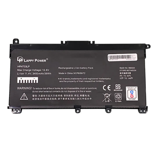 LappyPower Compatible Battery for HP HT03XL - HP Pavilion 17-BY0152UR Laptop (3400mAh, 3-Cell)