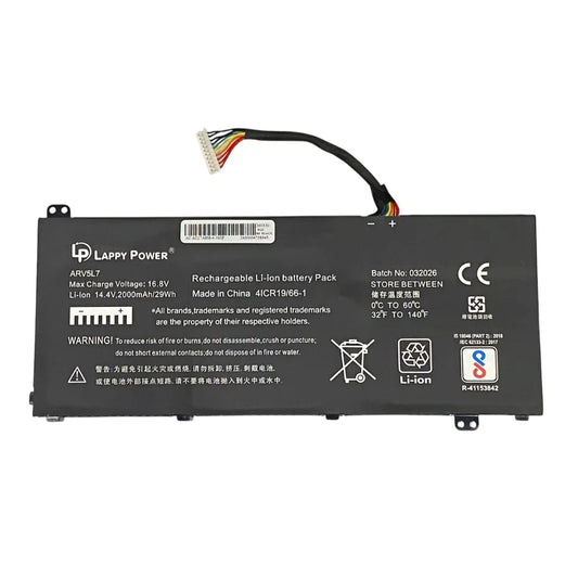 LappyPower Compatible Battery for ACER AC17A8M - Acer Spin 3 SP314-52, TravelMate X3410-M, X3410-MG, X3 TMX3310-M, TMX3410-MG, X40-51-M Laptops (4550mAh, 3-Cell)