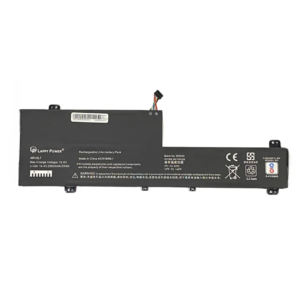 LappyPower Compatible Battery for LENOVO L19D3PD6, L19M3PD6, L19L3PD6 - Lenovo IdeaPad Flex 5-14, Flex 5-15 Laptops (2400mAh, 3-Cell)