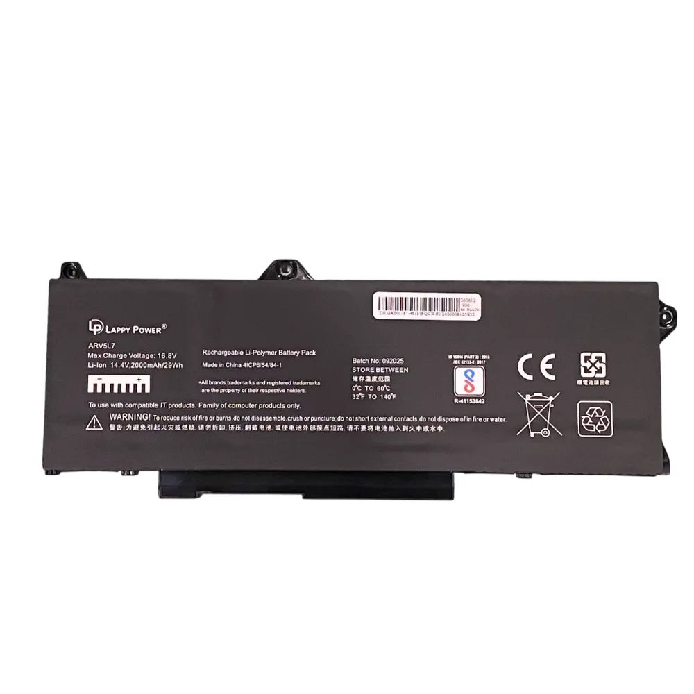 LappyPower Compatible Battery for DELL GRT01 - Dell Latitude 5421, 5531, 5431, Precision 3470, 3561, 3571 Laptops (3950mAh, 4-Cell)