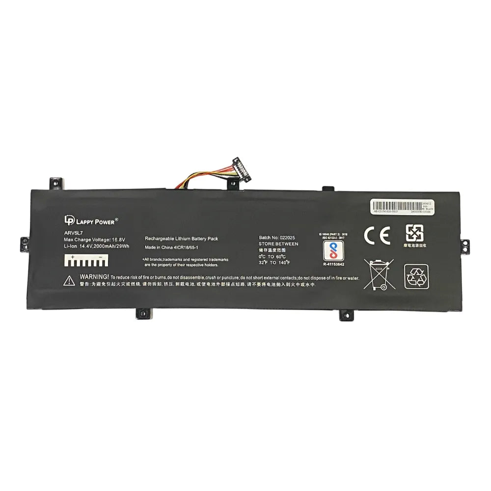 LappyPower Compatible Battery for ASUS C31N1620, 3ICP5/70/81 - Asus UX430, UX430UN Laptops (3400mAh, 3-Cell)