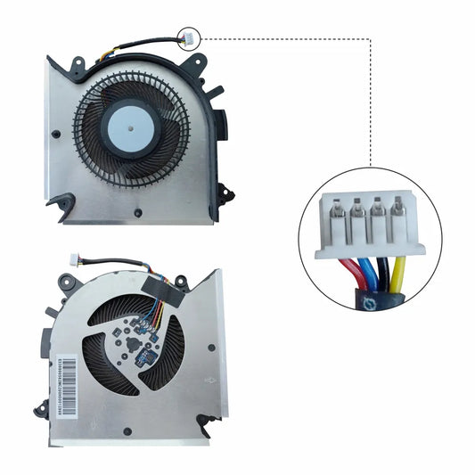 LappyPower Laptop CPU Cooling Fan for MSI GF63 Series (4 Pin)