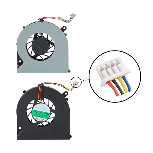 LappyPower Laptop CPU Cooling Fan for HP ProBook 4530S, 4730S, 6460B, EliteBook 8460P, 8560P, 8470P, 8560W, 8570W, 8469P - DC 5V, 4-Pin