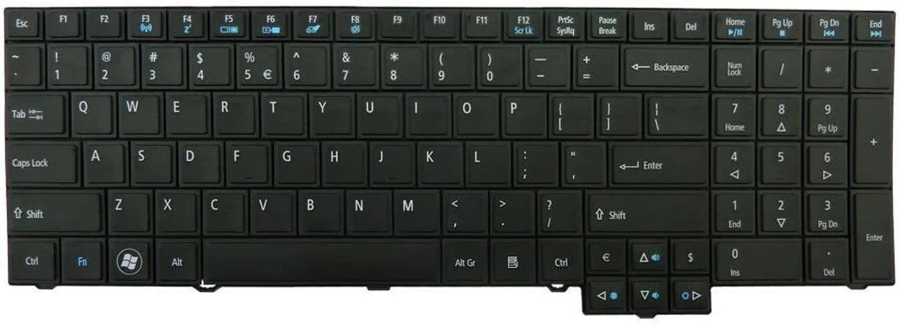 LappyPower Laptop Keyboard compatible for ACER TRAVELMATE 5760G, 7750, 7750G, 7750Z, 6595, 6595G, 6595T, 8573 Series Laptops