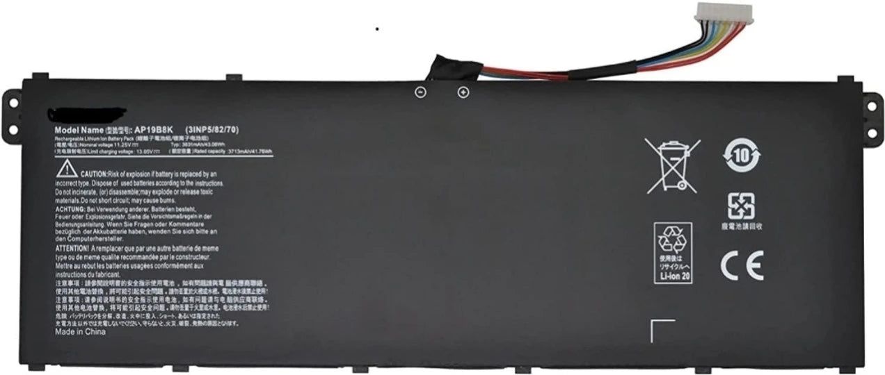 LappyPower Compatible Battery for Acer AP18C8K – Swift 3 SF314-57-77MU, 3 SF314-57G-57HM, Chromebook 314 C933-C7GM Laptops (4000mAh, 3-Cell)