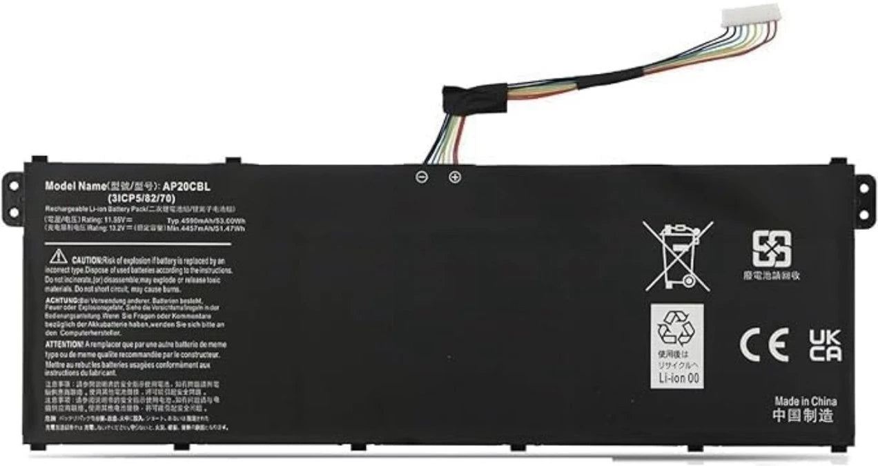 LappyPower Compatible Battery for Acer AP20CBL – Acer Swift 3 SF314-43 SF314-511 5 A515-45 A515-46 A515-56T A515-56G 7 A715-43G AV15-51 Laptops (4000mAh, 3-Cell)