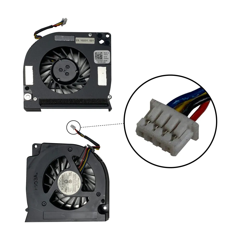 LappyPower Laptop CPU Cooling Fan for Dell Latitude E5400 E5500 Series (4 Pin)