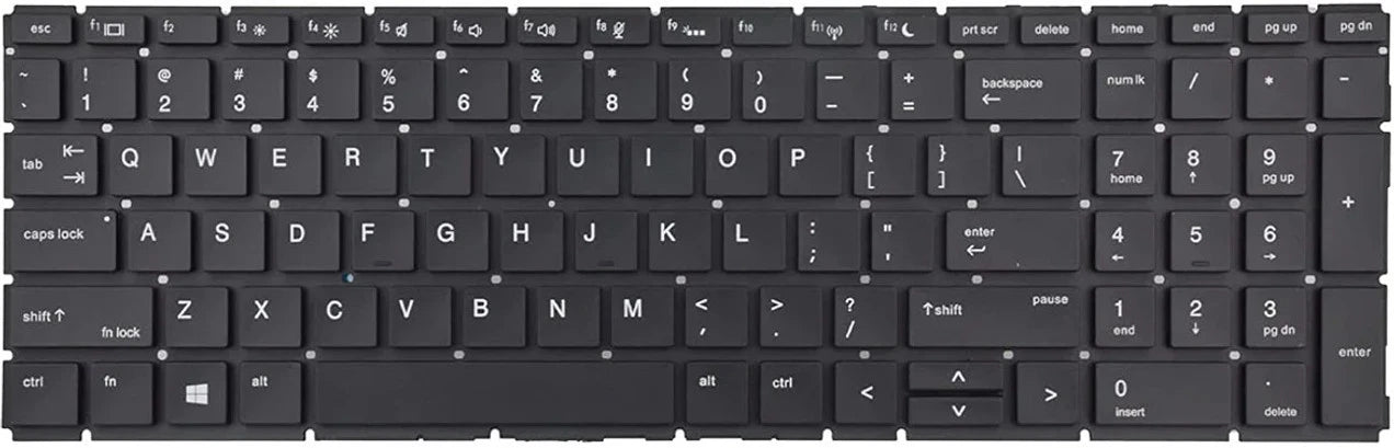 LappyPower Laptop Keyboard compatible for HP ProBook 450 G6 450 G7 455 G6 455R G6 455 G7 Series Black with Backlight