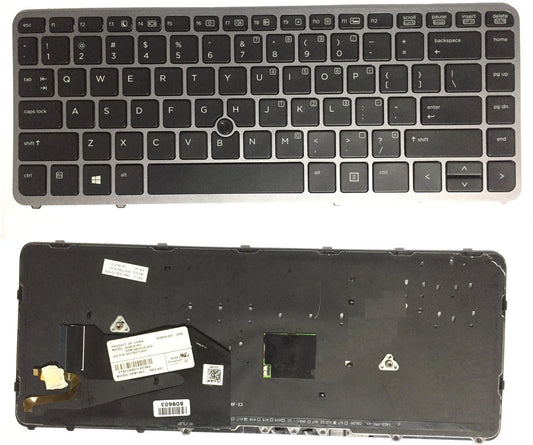 LappyPower Laptop Keyboard compatible for HP EliteBook 840 G1 (with Trackpoint & Backlight)