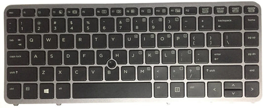 LappyPower Laptop Keyboard compatible for HP EliteBook 840 G1 (with Trackpoint & Backlight)