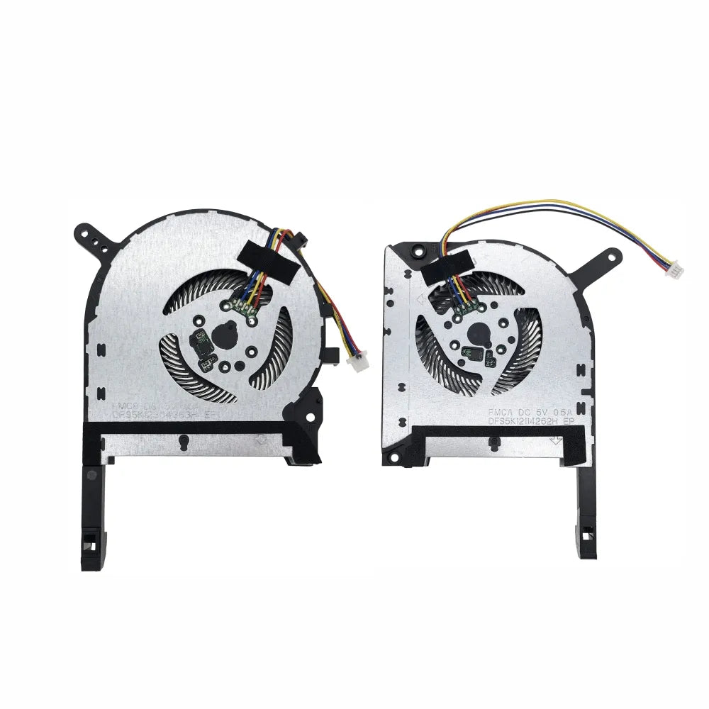 LappyPower Laptop CPU GPU Cooling Fan for Asus TUF Gaming FX505 FX505DU FX705 Pair (4 Pin)