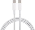 LappyPower White USB Type-C Male To USB Type-C Male (1.5 Meter) Fast Charging & Data Cable Cord
