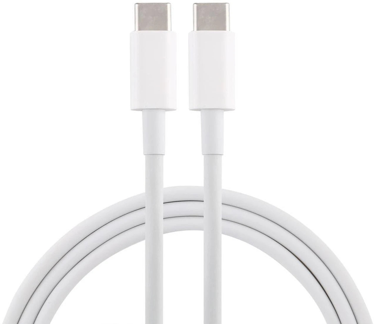 LappyPower White USB Type-C Male To USB Type-C Male (1.5 Meter) Fast Charging & Data Cable Cord