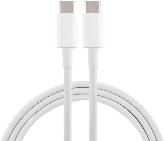 LappyPower White USB Type-C Male To USB Type-C Male (1.5 Meter) Fast Charging Cable Cord
