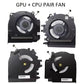 LappyPower Laptop CPU GPU Cooling Fan for HP ENVY 15-EP 15T-EP Series Pair (4 Pin)