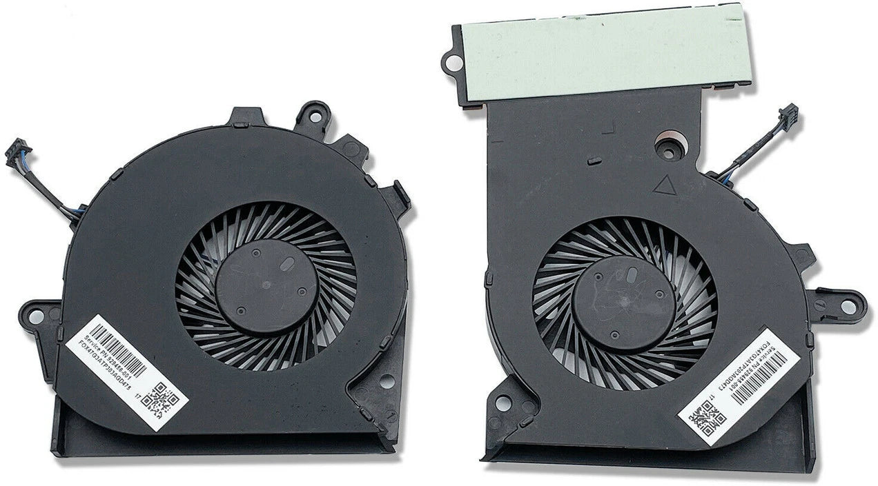 LappyPower Laptop CPU GPU Cooling Fan for HP OMEN 15CE 15-CE 17AN 17-AN PAIR (4 Pin)