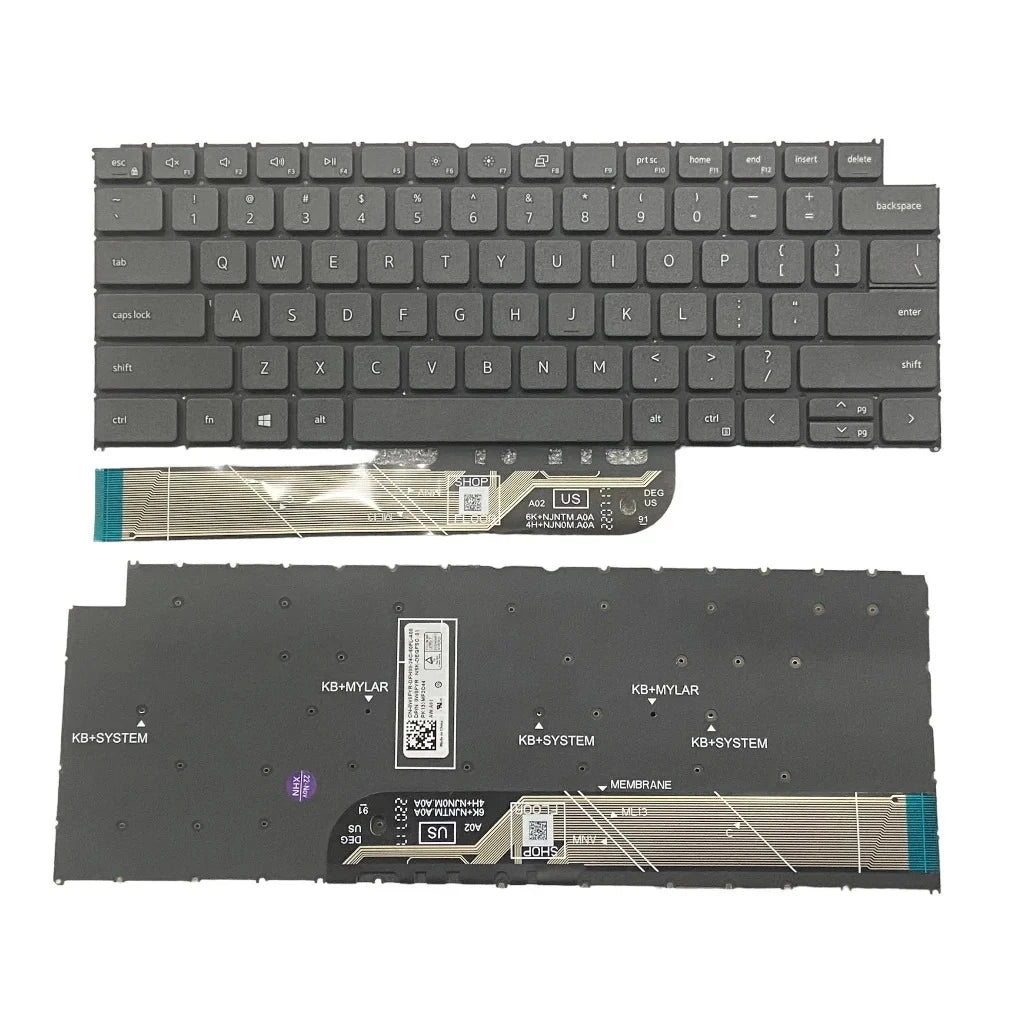LappyPower Laptop Keyboard compatible for Dell Latitude 3320 3330 3420 3430 P144G P144G001 Gray without Backlight