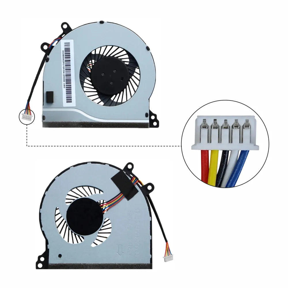 LappyPower Laptop CPU Cooling Fan for Lenovo IdeaPad 310-15 310-15ABR 310-15IAP 310-15IKB 310-15ISK 510-15ISK Series(4 Pin)