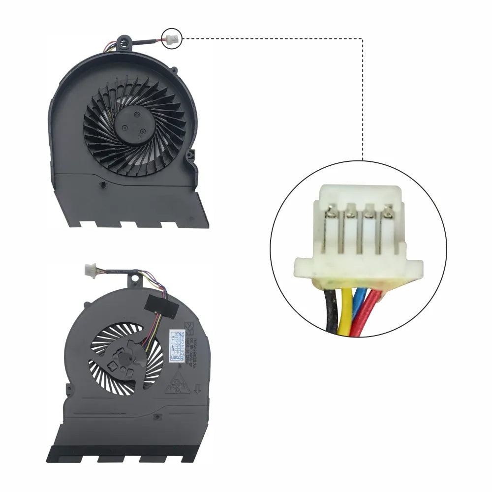 LappyPower Laptop CPU Cooling Fan for Dell Inspiron 15G 5565 5567 17-5767 Series (4 Pin)