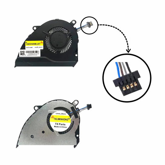 LappyPower Laptop CPU Cooling Fan for HP Pavilion 14-CE 14-CE1004TX 14-CE1006TX 14-CE0008CA 14-CE0010CA 14-CE0064ST Big Series (4 Pin)