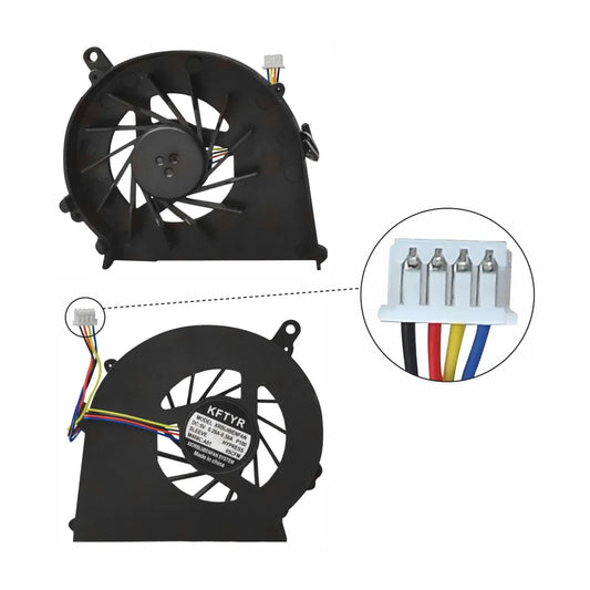 LappyPower Laptop CPU Cooling Fan for HP Compaq CQ58 HP 2000 G58 650 655 Series DC 5V (4 Pin)