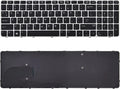 LappyPower Laptop Keyboard compatible for HP ELITEBOOK 755 G3, 850 G3, 850 G4 Silver Frame without Backlight & Mouse Pointer