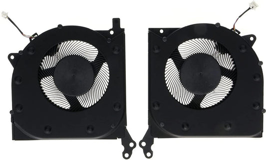 LappyPower Laptop CPU GPU Cooling Fan for Lenovo Legion Y7000 R7000 Y550-15E FM9H FM9J Pair 12V (4 Pin)