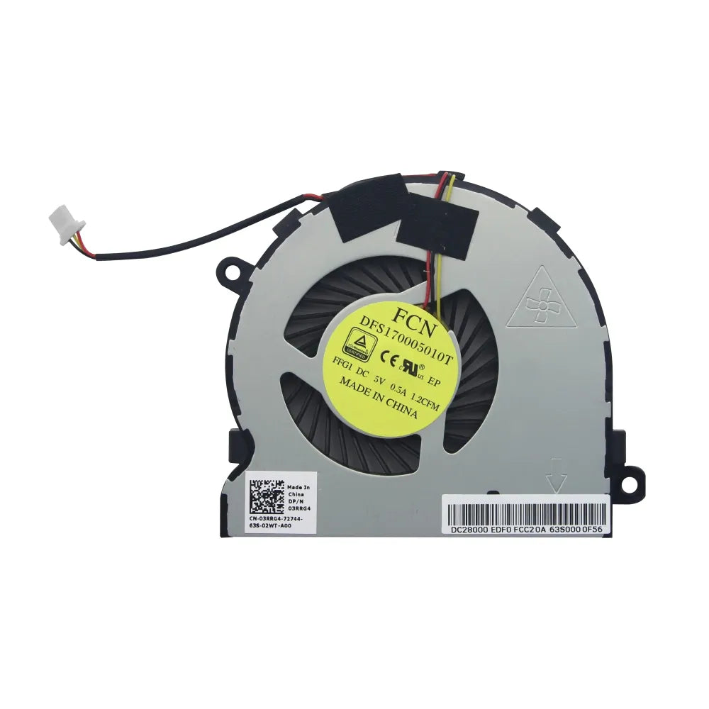 LappyPower Laptop CPU Cooling Fan for Dell Inspiron 15 5547 5548 5542 5543 5545 5547 5548 3567 3568 Series (3 Pin)