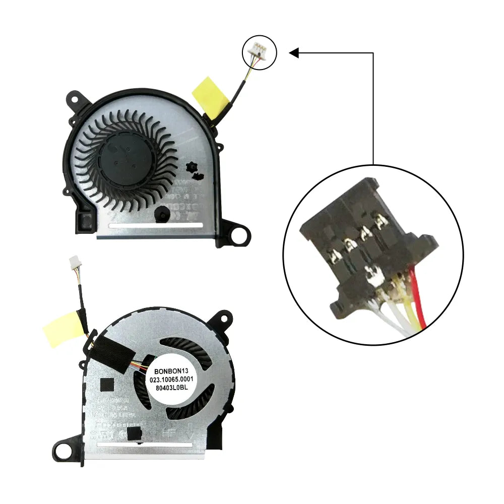 LappyPower Laptop CPU Cooling Fan for HP X360 13U M3U Series (4 Pin)