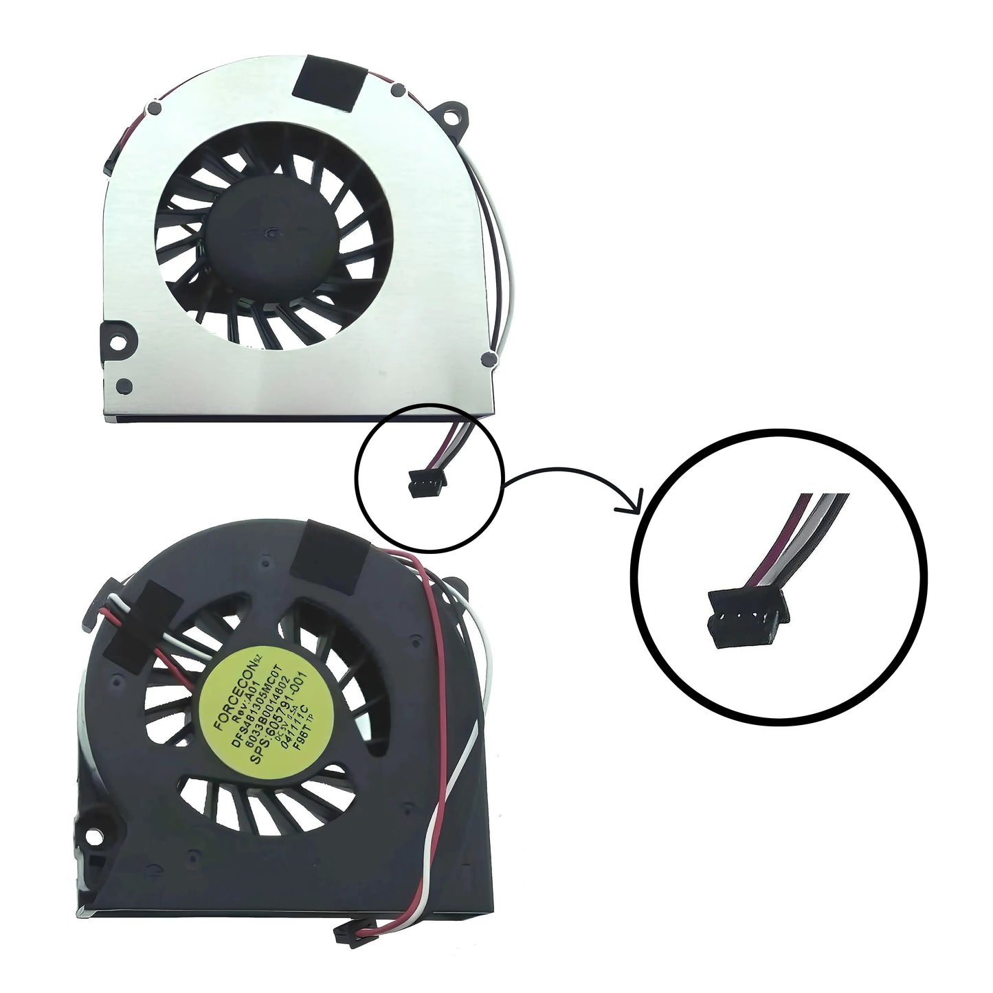 LappyPower Laptop CPU Cooling Fan for HP Compaq CQ320 CQ420 CQ510 CQ511 CQ515 CQ516 CQ616 CQ620 CQ625 Series (3 Pin)