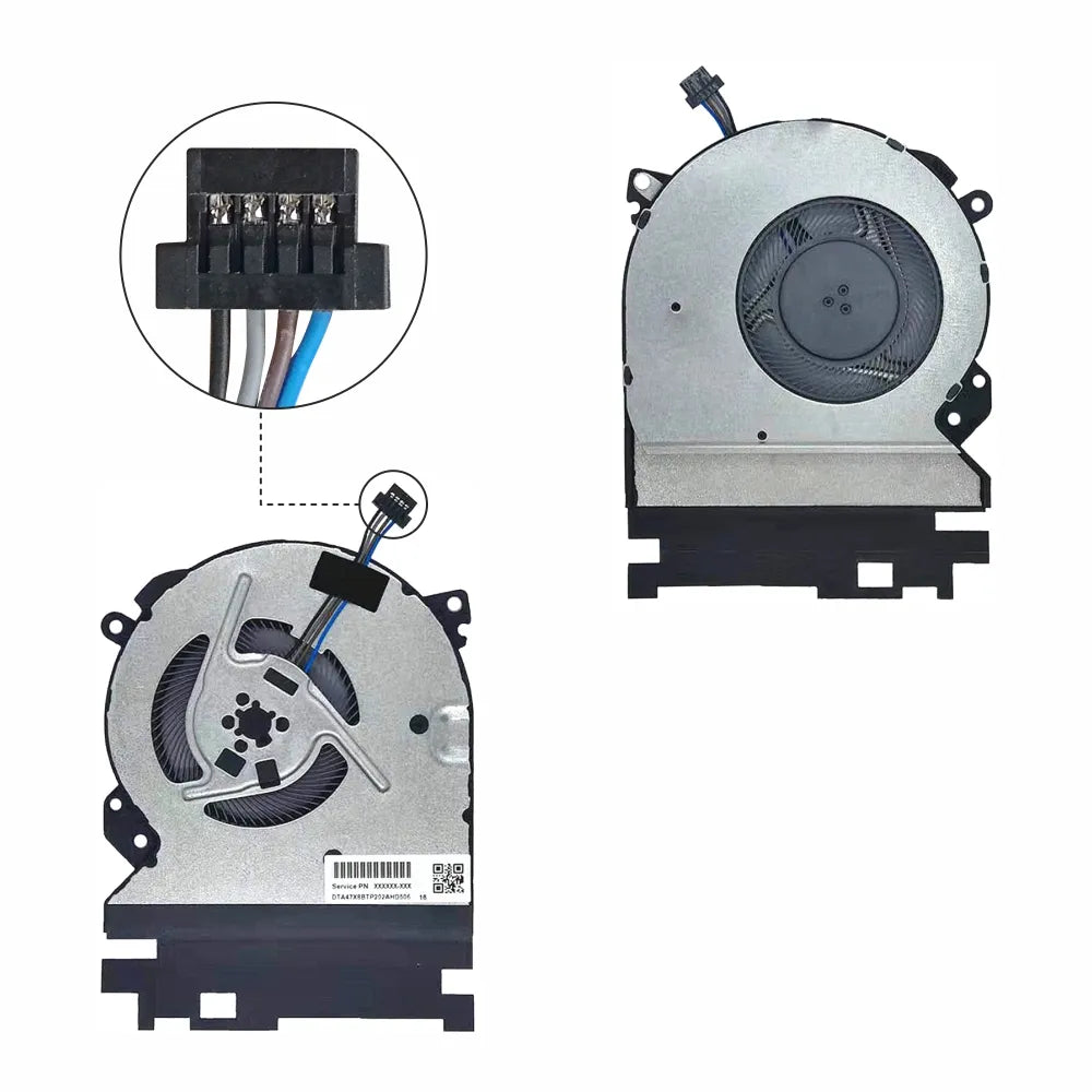 LappyPower Laptop CPU Cooling Fan for HP ProBook 440 G4 445 G4 440 G5 Series (4 Pin)