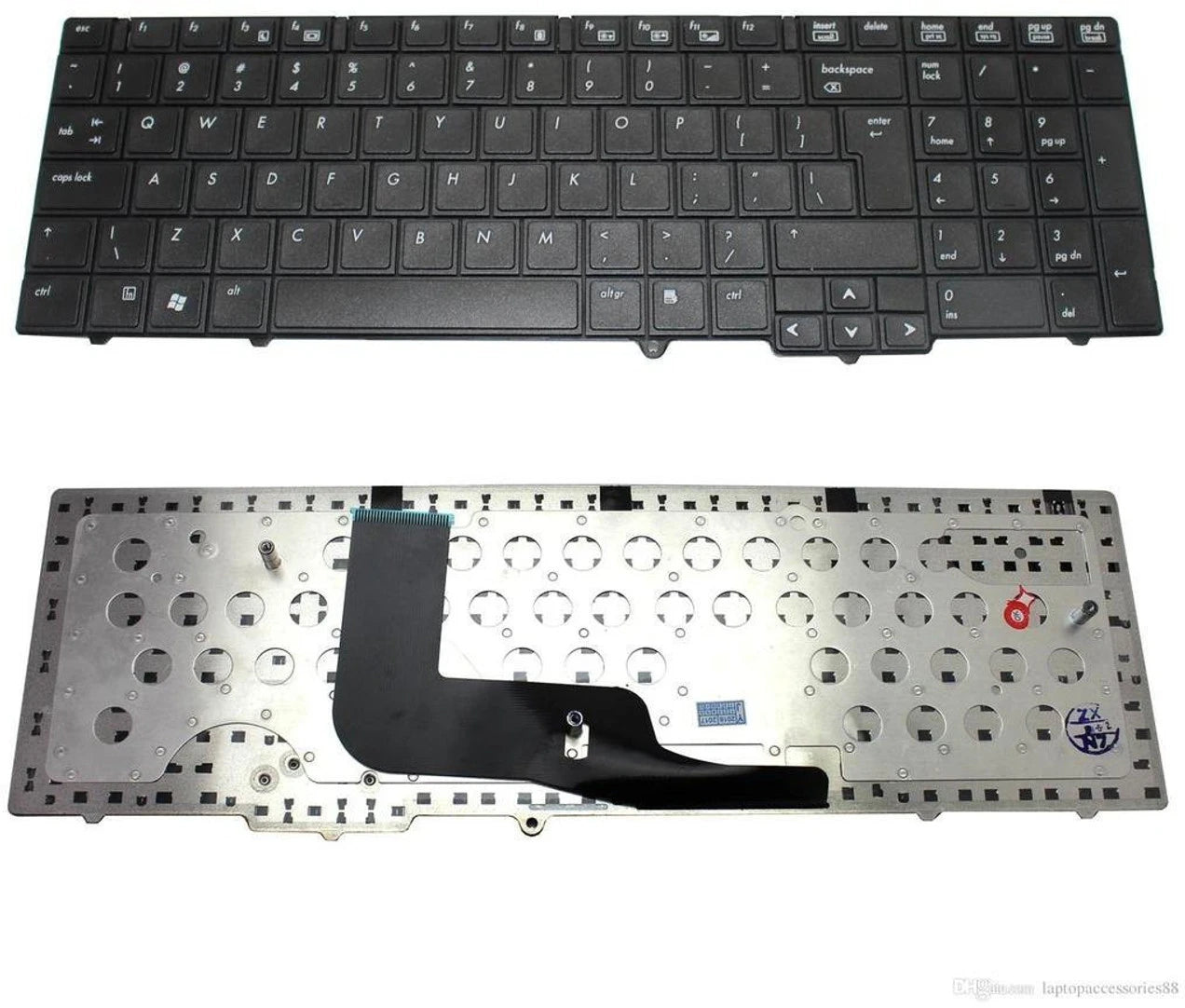 LappyPower Laptop Keyboard compatible for HP ProBook 6550B 6545B 6540B 6555B Series